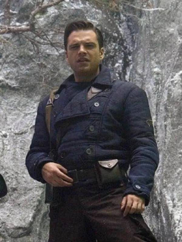 Bucky Barnes WW2 Blue Jacket USA Jackets