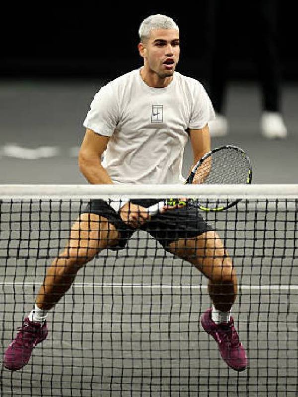 Carlos Alcaraz Team Europe 2025 Laver Cup White T-Shirt USA Jackets