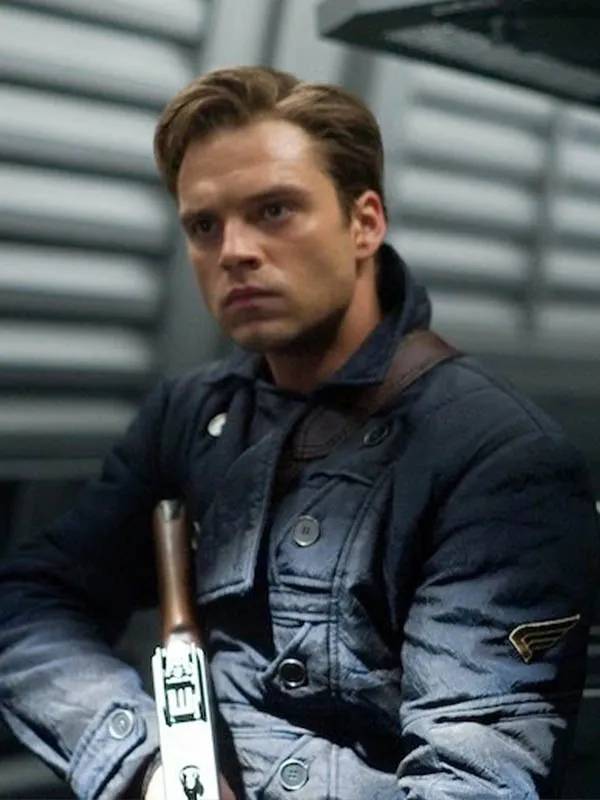 Bucky Barnes WW2 Blue Jacket USA Jackets