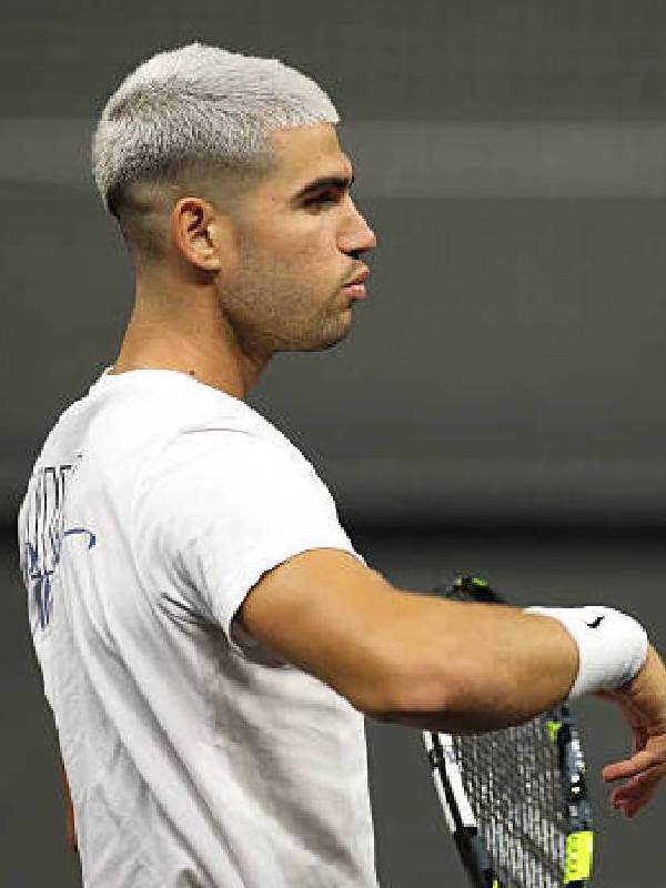 Carlos Alcaraz Team Europe 2025 Laver Cup White T-Shirt USA Jackets