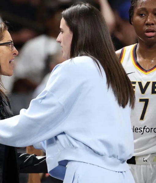 Caitlin Clark Indiana Fever v Atlanta Dream Blue Jacket USA Jackets