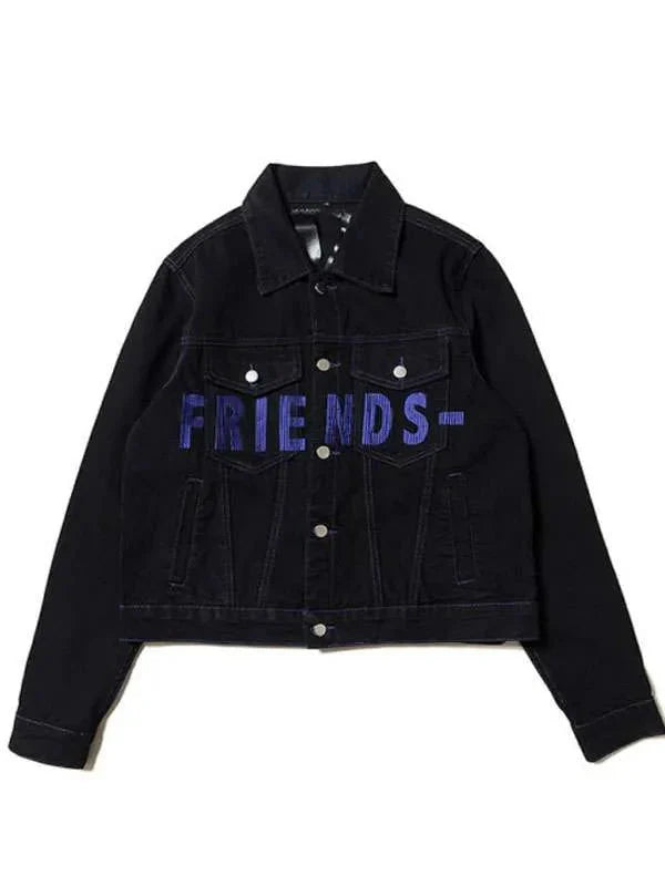 Friends Vlone Denim Jacket USA Jackets