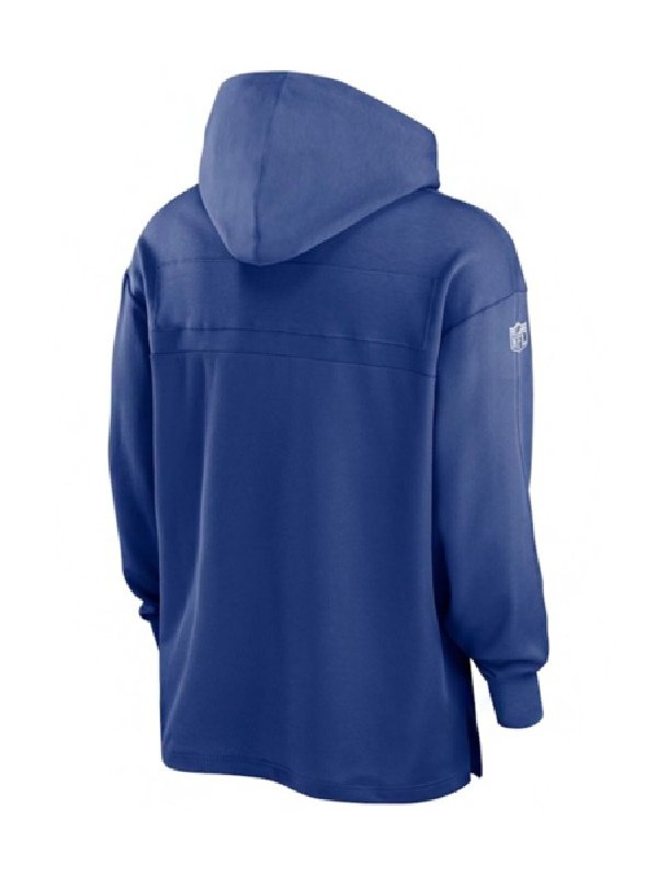 New York Giants Sideline Blue Hoodie USA Jackets