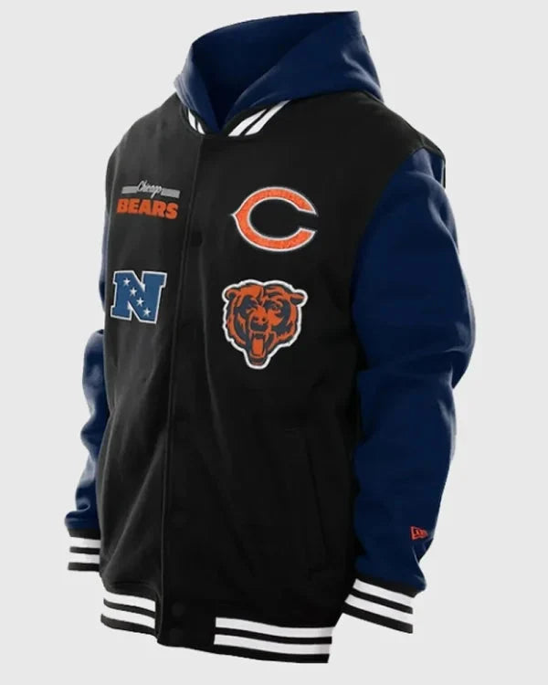 New Era Chicago Bears Hoodie Jacket USA Jackets
