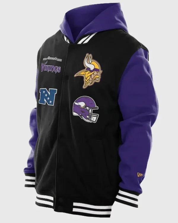 New Era Minnesota Vikings Hoodie Jacket NYC Jackets