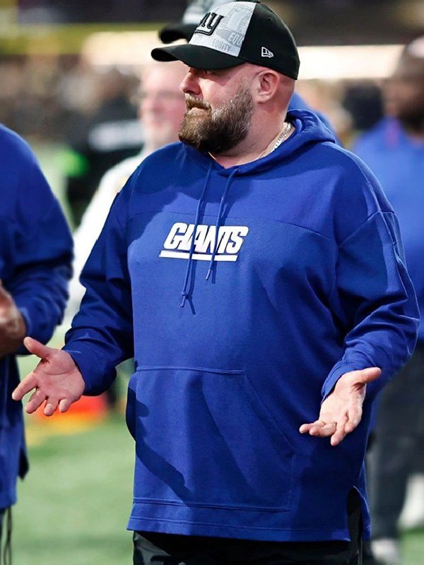 New York Giants Sideline Blue Hoodie USA Jackets