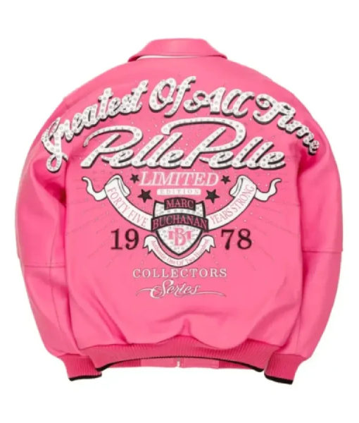 Pelle Pelle Greatest Of All Time Pink Jacket USA Jackets