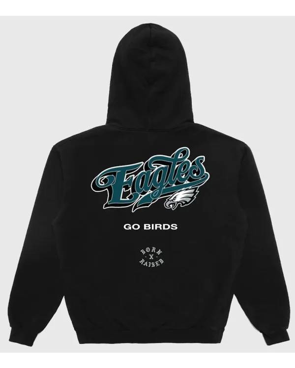 Philadelphia Eagles Born X raised Pro Script Hoodie USA Jackets