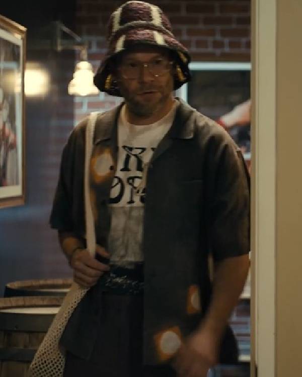 Platonic Seth Rogen Grey Shirt Thobes