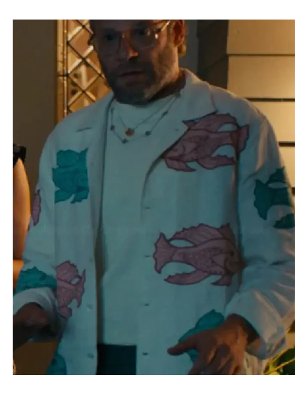 Platonic S02 Seth Rogen Fish Printed Shirt USA Jackets