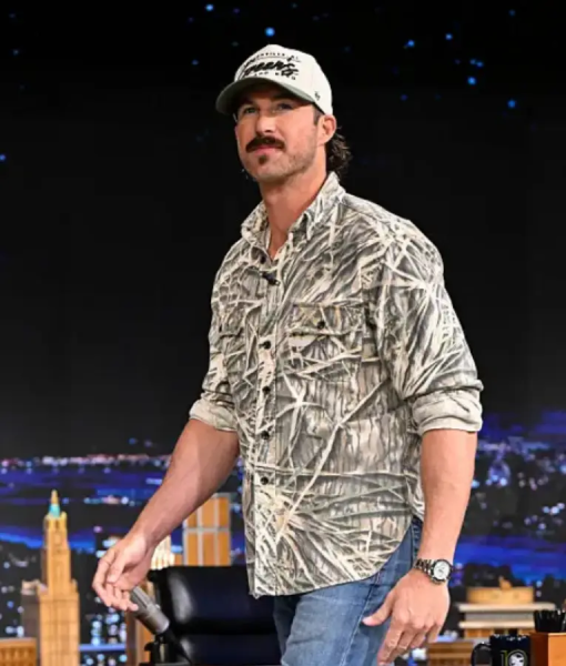Riley Green The Tonight Show Starring Jimmy Fallon S12 Shirt USA Jackets