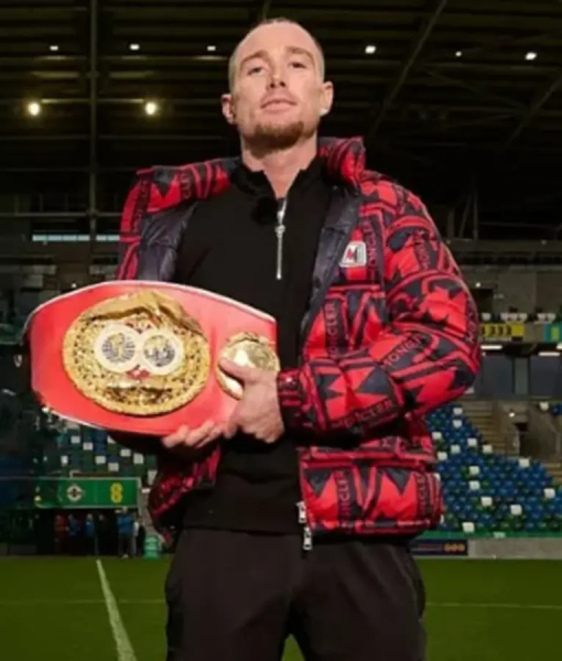 Paddy Donovan IBF World Title Face Off Puffer Jacket USA Jackets