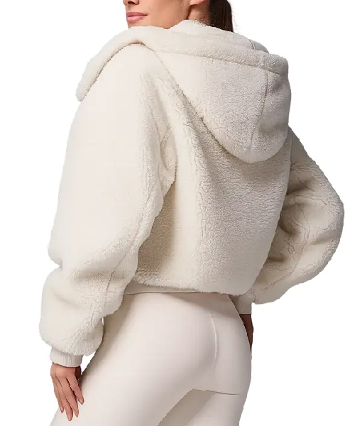 Real Housewives of Orange County S19 Gretchen Rossi Sherpa Jacket USA Jackets