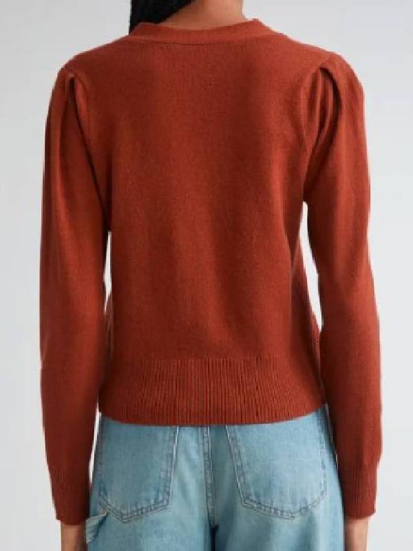 The View S29 Joy Behar Brown Cardigan USA Jackets