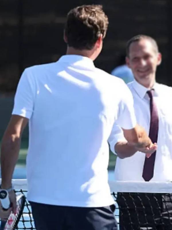 Laver Cup 2025 Roger Federer White Polo Shirt USA Jackets