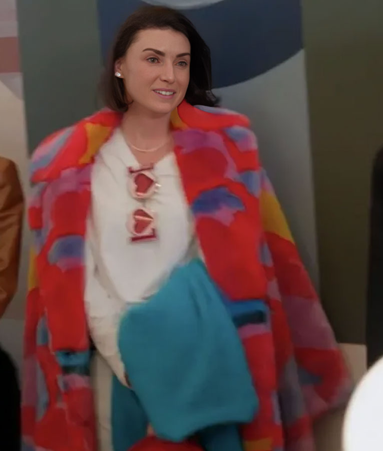 Real Housewives of Salt Lake City S05 Bronwyn Newport Fur Coat USA Jackets