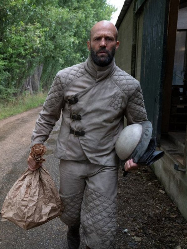 Jason Statham The Beekeeper 2024 Quilted Jacket USA Jackets