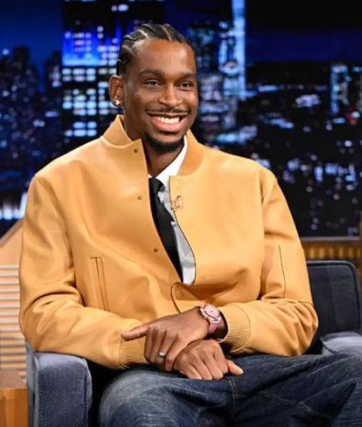 Shai Gilgeous-Alexander The Tonight Show Starring Jimmy Fallon S12 Jacket USA Jackets