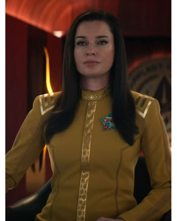 Star Trek Strange New Worlds Rebecca Romijn Yellow Jacket USA Jackets