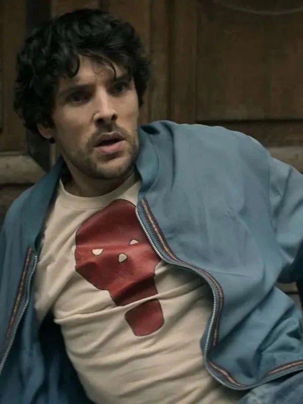 Colin Morgan The Sandman S02 Blue Bomber Jacket USA Jackets
