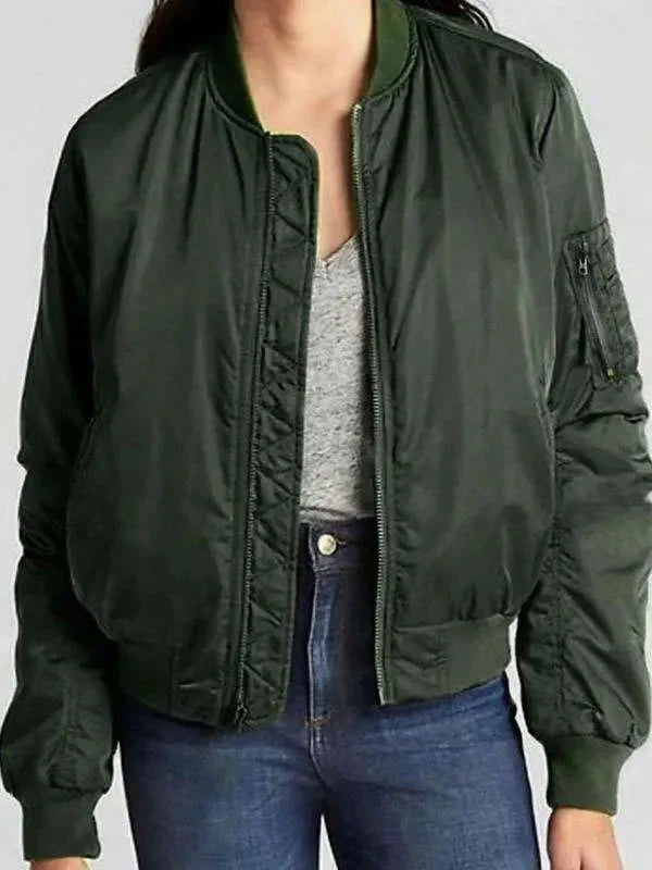 The Sandman Lyta Hall Green Bomber Jacket USA Jackets