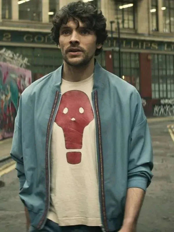 Colin Morgan The Sandman S02 Blue Bomber Jacket USA Jackets