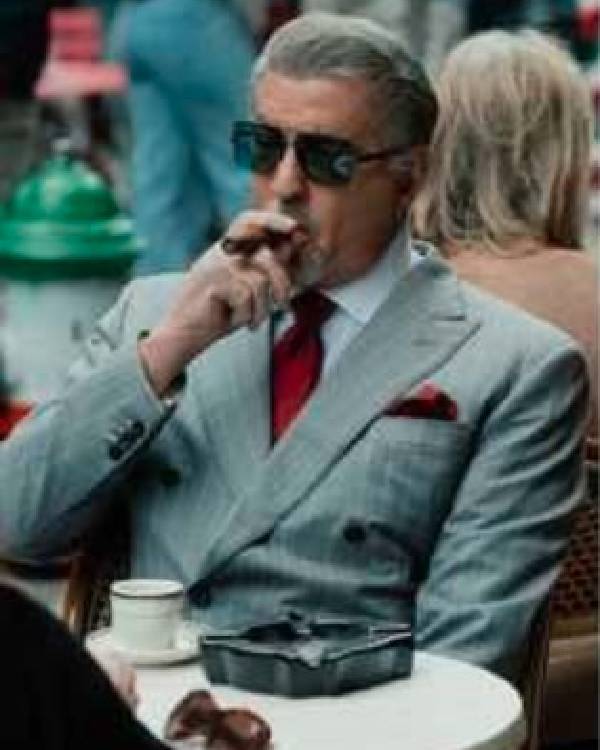 Tulsa King Sylvester Stallone Grey Suit USA Jackets