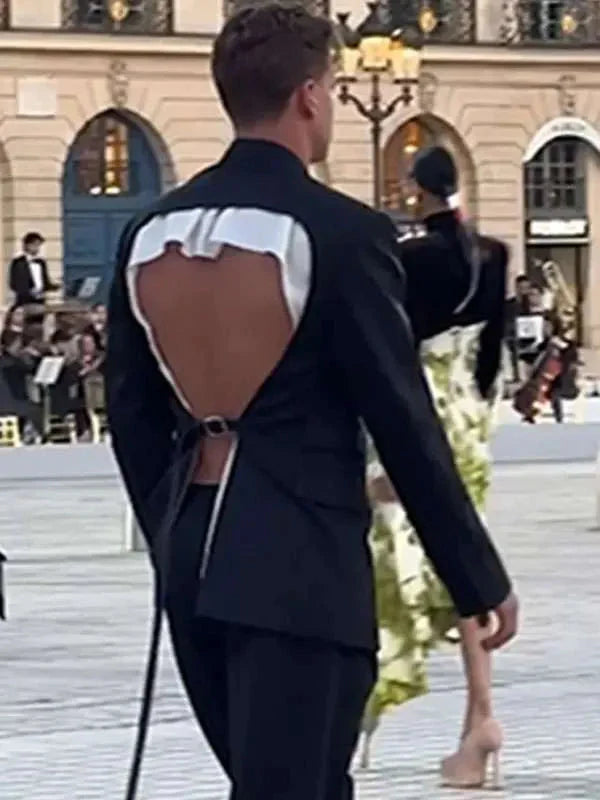 Joe Burrow Backless Black Suit USA Jackets