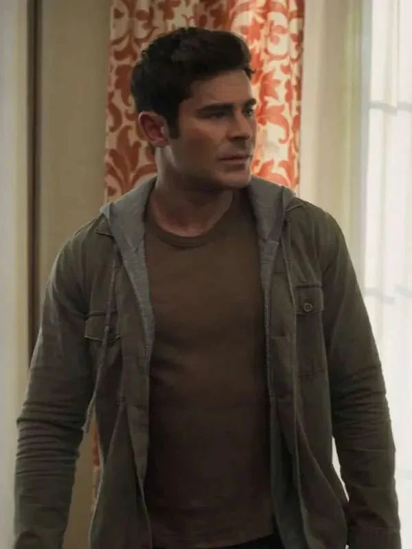 Zac Efron A Family Affair 2024 Green Jacket Thobes